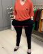 20242024 Autumn New Plus Fat Girl Elastic Waist Casual Sweatpants Harem Pants Long Pants Casual Pants