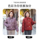 Western style mom winter wear new Chinese style warm down jacket fashion new 60 and 70 year old grandma wear thick cotton coat