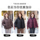 Western mom winter fashion fake two-piece down jacket 2025 new middle-aged and elderly warm hooded cotton coat thick coat
