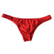 Men's sexy bikini pants thong T pants men's fashion low waist slightly penetrated beach triangle trousers hot spring swimming trunks
