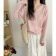 Spring and summer mohair knitted cardigan jacket women's 2025 new design sweet top long sleeve sunscreen shirt