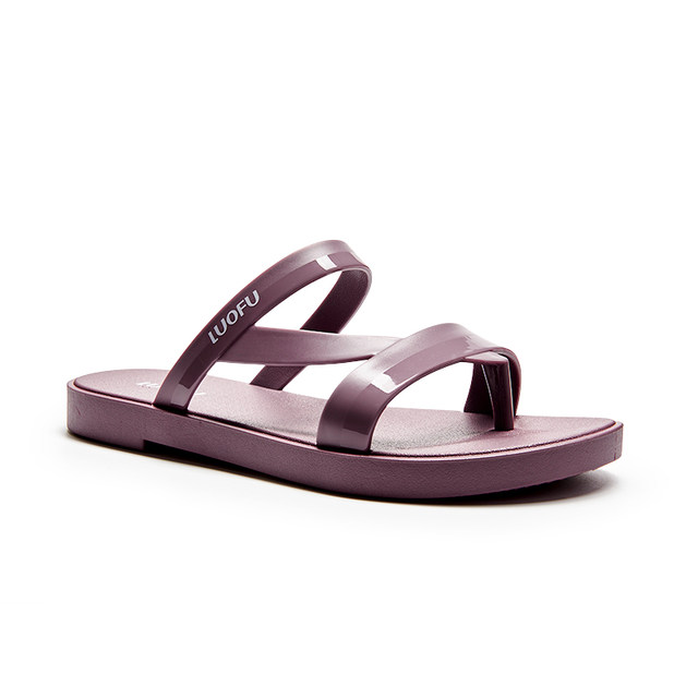 luofu new slippers for women in summer fashion anti-slip anti-odor waterproof women's go out beach flat sandals