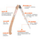 Japan Tianshou folding saw 330 imported fruit tree saw pruning saw apple tree orchard pruning saw fruit tree hand saw