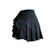 Mesh lace spliced ​​pleated skirt for women in spring and autumn summer large size irregular niche skirt high waist slim short skirt