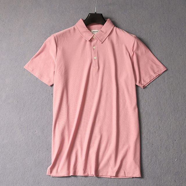 Supima cotton outdoor sports golf POLO shirt cool soft and comfortable sweat-absorbing and breathable Golf short-sleeved T-shirt