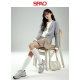 SPAO Korean new spring 2025 product Bear Woodie Women's Cardigan Sweater