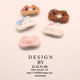 Japanese plush cartoon small animal hair clip rabbit side clip cute bangs clip top clip back head clip women's headwear