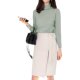 hip-covered skirt women's suit skirt 2025 spring and autumn half-body professional skirt commuting medium length slim and slit medium skirt
