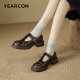 Yierkang women's shoes spring and autumn British college style jk uniform small leather shoes thick heel single shoes Mary Zhen loafer shoes
