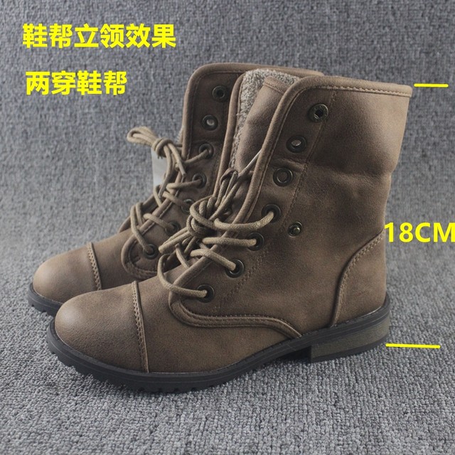 
2025 autumn and winter velvet Martin boots for women, warm, waterproof, anti-ski boots, short boots, thickened cotton boots, fashion boots