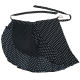 Polka dot skirt summer women's spots 2024 new one-piece lace-up wrap skirt mid-length black and white dot fish tail skirt