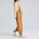 Maternity overalls, spring and autumn style, wide-leg trousers for outer wear, small maternity wear, autumn wear, no need to take off, large size pure cotton pants