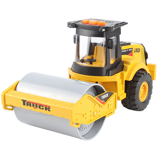 Large road roller leveling engineering vehicle set children's inertial ...