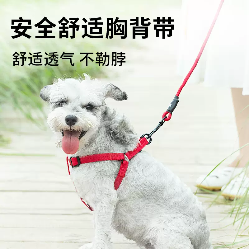 狗狗牵引绳背心式金毛可伸缩小型犬狗狗用品大型犬