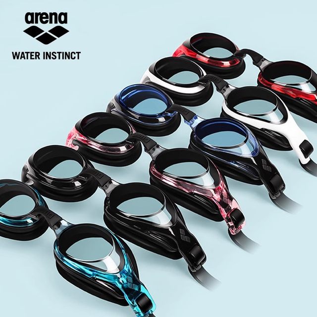 Imported arena swimming goggles, men's and women's waterproof, anti-fog, high-definition professional competitive large-frame swimming goggles equipment