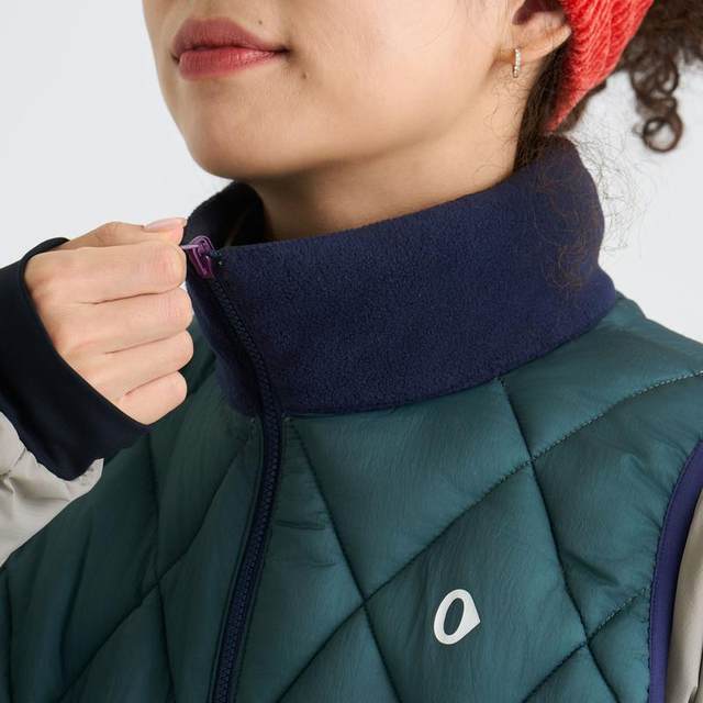 AnKoRau AnKoRau winter ladies classic casual sports printed warm vest