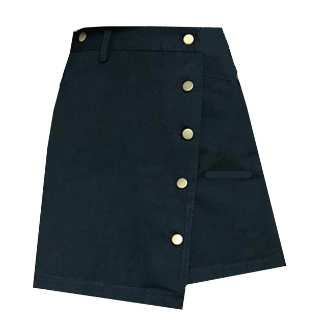 Large size women's black skirt A -line fat sister mm loose high waist thin skirt pear -shaped skirt