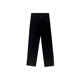 Black straight jeans for women 2025 autumn and winter plus velvet for fat girls mm high waist loose slimming narrow version wide leg trousers