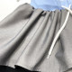 CCA self -made pure desire sporty style printing stitching light skirt and short skirt puff puff tennis skirt female summer