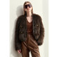 Amii2024 winter new style modern warm V-neck imitation fox fur fur coat women's metal buckle loose top