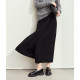 AMII2024 winter commute, elegant versatile rubber band waist, skirt women's knitted skirt straight skirt
