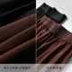 Amii2025 summer new solid color commuter style modal cotton high elastic loose long A-line skirt
