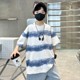 Boys summer thin short-sleeved T-shirt 2025 new children's summer wear street frying half-sleeved pure cotton T-shirt handsome boy t-shirt