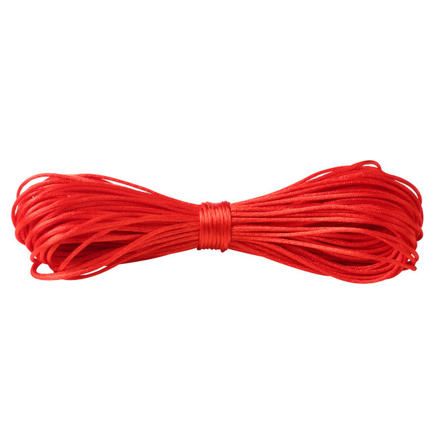 Line 7 Chinese knot braided line handmade DIY material bracelet braid pendant lanyard braided rope red rope beads