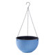 New simple imitation rattan green radish hanging basket basin hanging home green plant potted hanging orchid flower pot manufacturer sends hanging chain
