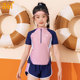 361 children's swimsuits for girls, middle and older children in hot springs 2025 new junior high school girls professional split swimsuits
