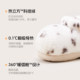 chikoku hamburger cotton shoes/puppy cute round cotton boots winter parent-child home comfortable warm silent furry slippers