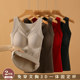 Mulberry silk warm vest women's top 2025 winter plus velvet thickened chest pad integrated base autumn underwear
