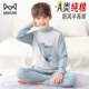 Catman Boys' Half Turtle Collar Autumn Clothes and Autumn Pants Pure Cotton Bottoming Teenagers' Cotton Underwear Set for Big Boys and Boys