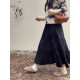 Gold velvet skirt for women with large size fat mm autumn and winter high waist slim A-line skirt with hips and cake skirt mid-length skirt