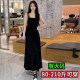 Large size fat mm sleeveless vest suspender dress for women's seasonal seaside vacation high-end temperament long skirt 200 Jin [Jin equals 0.5 kg]