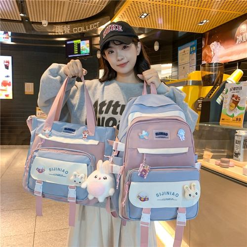 Ранец, милая сумка через плечо, рюкзак, сумка на одно плечо, для средней школы