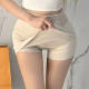 Designed with slit high waist and elastic hip-covering miniskirt, summer light-climbing waist-lifting hip-relief A-line versatile skirt pants
