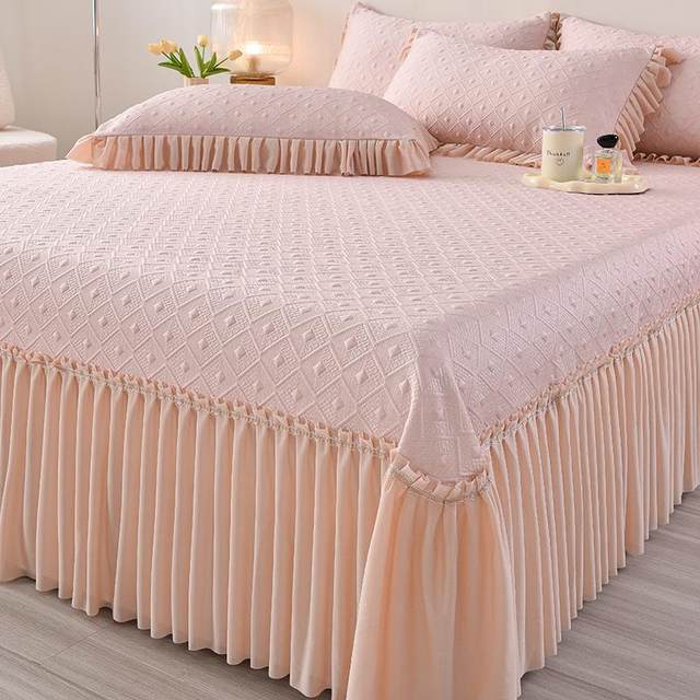 
Summer Ice Doudou mat, Category A, maternal and infant grade, 2025 new machine washable, air-conditioned soft mat, bed skirt, three-piece set