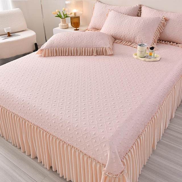 
Summer Ice Doudou mat, Category A, maternal and infant grade, 2025 new machine washable, air-conditioned soft mat, bed skirt, three-piece set