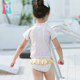 Children's swimsuit, sun protection split skirt, leopard print, 2-3-9 years old, 5-year-old bikini, Korean style baby girl swimsuit