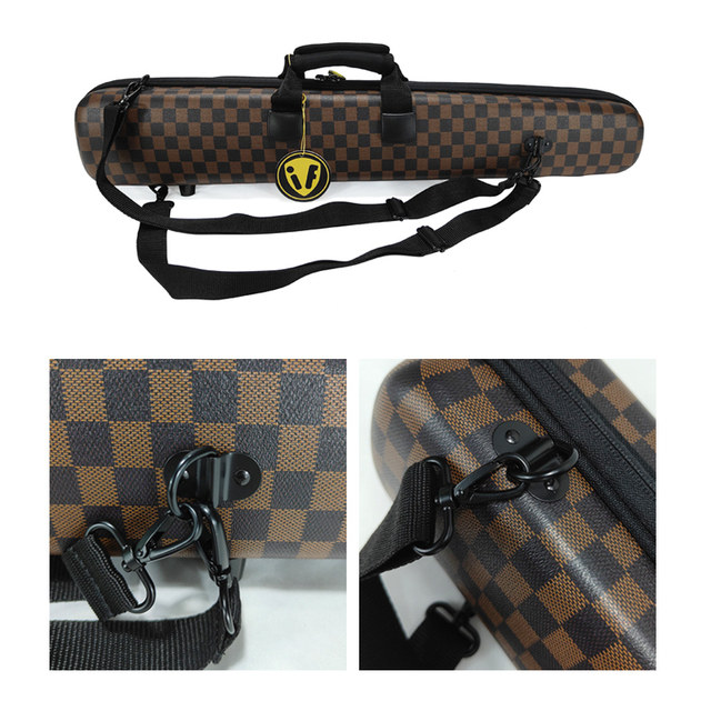 Waterproof and fall-proof clarinet integrated bag hard shell free disassembly black tube storage bag hair tube integrated bag multifunctional backpack