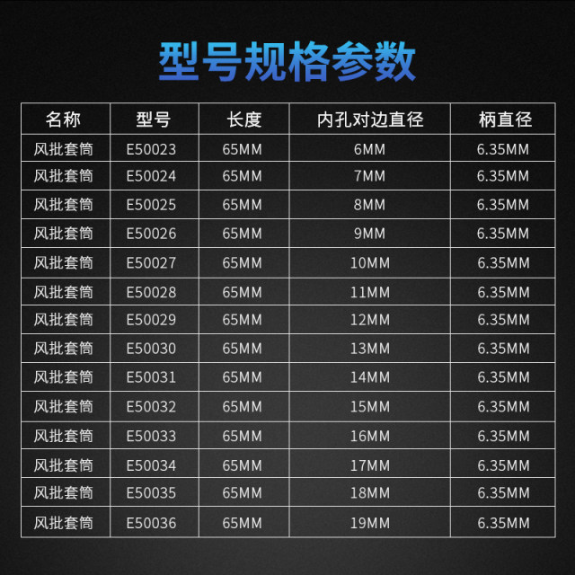 Strong magnetic inner hexagonal wind bit socket electric drill wind gun extended wrench driver electric pneumatic bit head set socket head