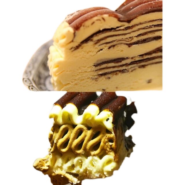Morinaga ice cream imported from Japan Vienna Tower Tiramisu Coffee Vanilla Flavored Mille-feuille Ice Cream