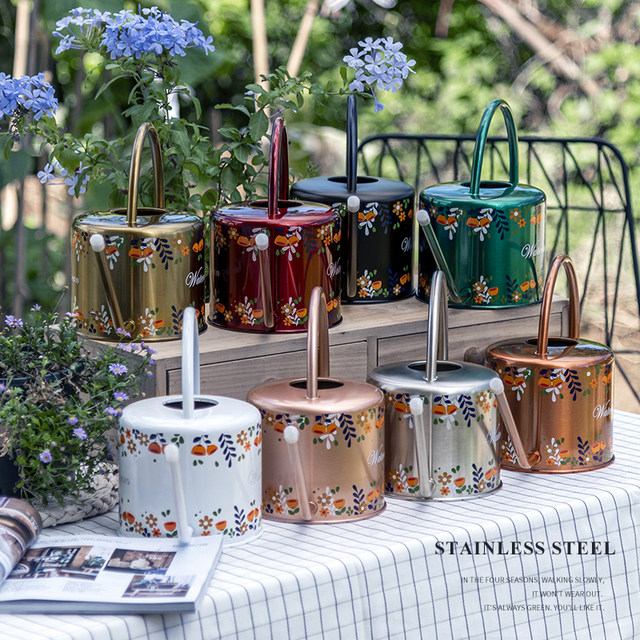 
Stainless steel long spout kettle, sprinkler kettle, household watering kettle, fertilizing kettle, flower kettle, potted plant watering and flower gardening tools