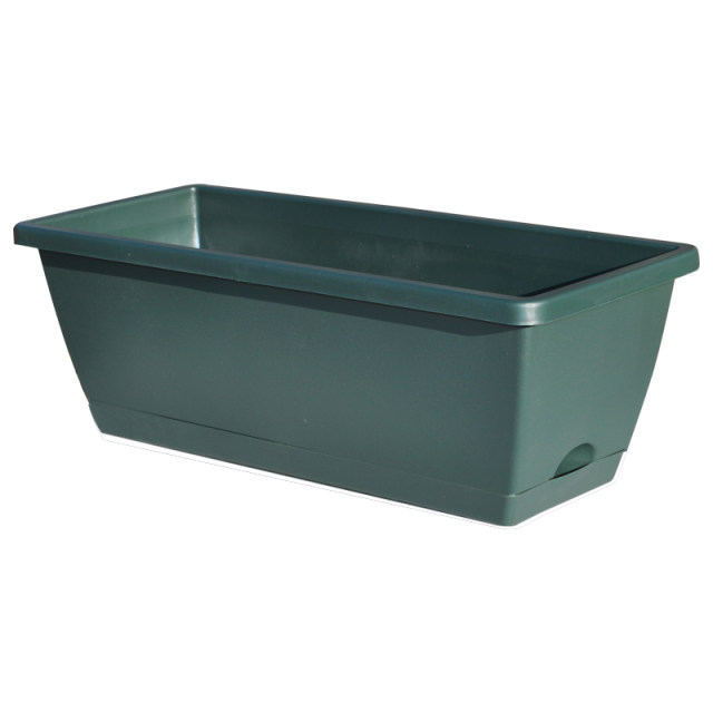 Balcony vegetable pot family Horun vegetable planting artifact rectangular plastic long flower pot slot potted vegetable planting pot