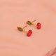 Les Nereides Little Polyrum Cherry Earrot Earrings Earrings Sweet Girl Cute Fruit
