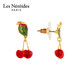 Les Nereides Little Polyrum Cherry Earrot Earrings Earrings Sweet Girl Cute Fruit
