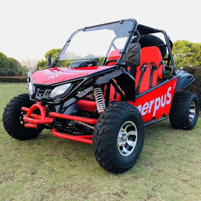 
Off-road four-wheel drive ATV electric single and double all-terrain double-person venue kart adult internet celebrity kart