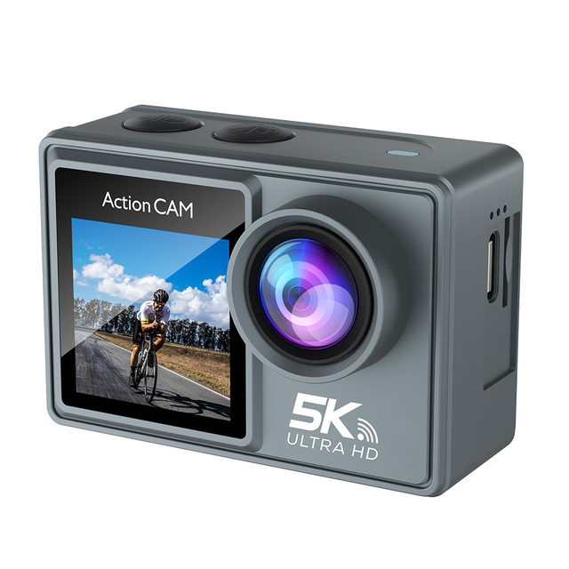 5K high-definition waterproof sports camera chest-worn recorder WIFI student party riding shooting outdoor video recorder