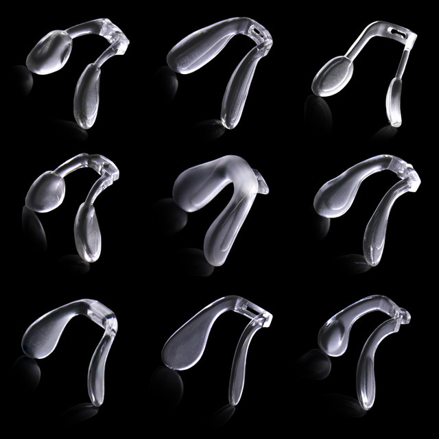 Glasses nose pads soft silicone one-piece children's saddle eight-shaped U-shaped tomato screw one-piece nose bridge bracket accessories